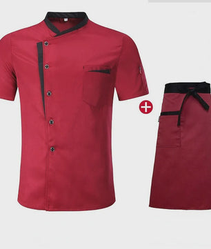 Klassiek Chef Jack met Korte Mouwen - Horeca Uniform voor Heren en Dames