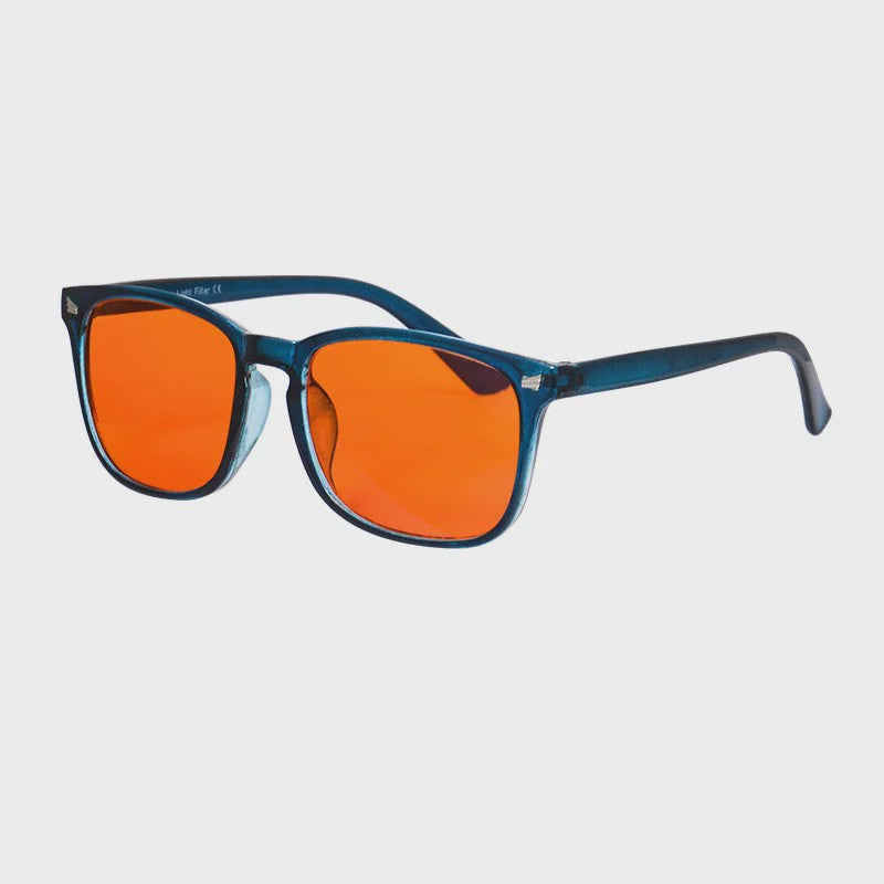 SHINU Slaapbril met Rode Lens: Blokkeert 99% Blauw Licht voor Betere Slaap en Minder Oogvermoeidheid
