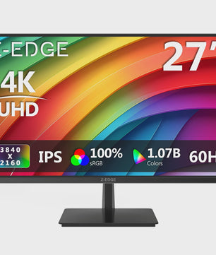 Z-EDGE 27" 4K UHD Monitor (3840x2160) IPS, 60Hz, 100% sRGB, FreeSync, HDR10