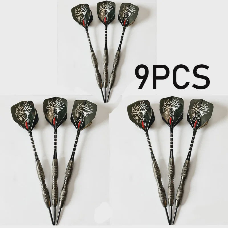 Professionele Dartpijlen Set (3 stuks) - Stalen Pijlpunten & Shafts