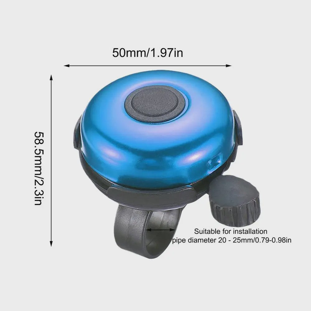 Universele Aluminium Fietsbel - Luide Ringhoorn voor Fiets & Scooter - Veiligheid op de Weg