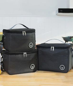 Ruime Thermos Lunchtas Waterdicht met Verstelbare Schouderband - Ideaal voor School, Werk & Uitjes