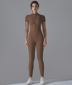 Naked Jumpsuit: Short Sleeve Yoga & Fitness Pak - Sneldrogend & Ademend