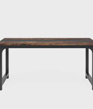 Industriële Eettafel 6-8 Personen - 160x80 cm - Rustiek Hout & Metaal