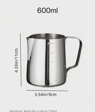 RVS Melkopschuimkan - Barista Kwaliteit voor Perfecte Latte Art