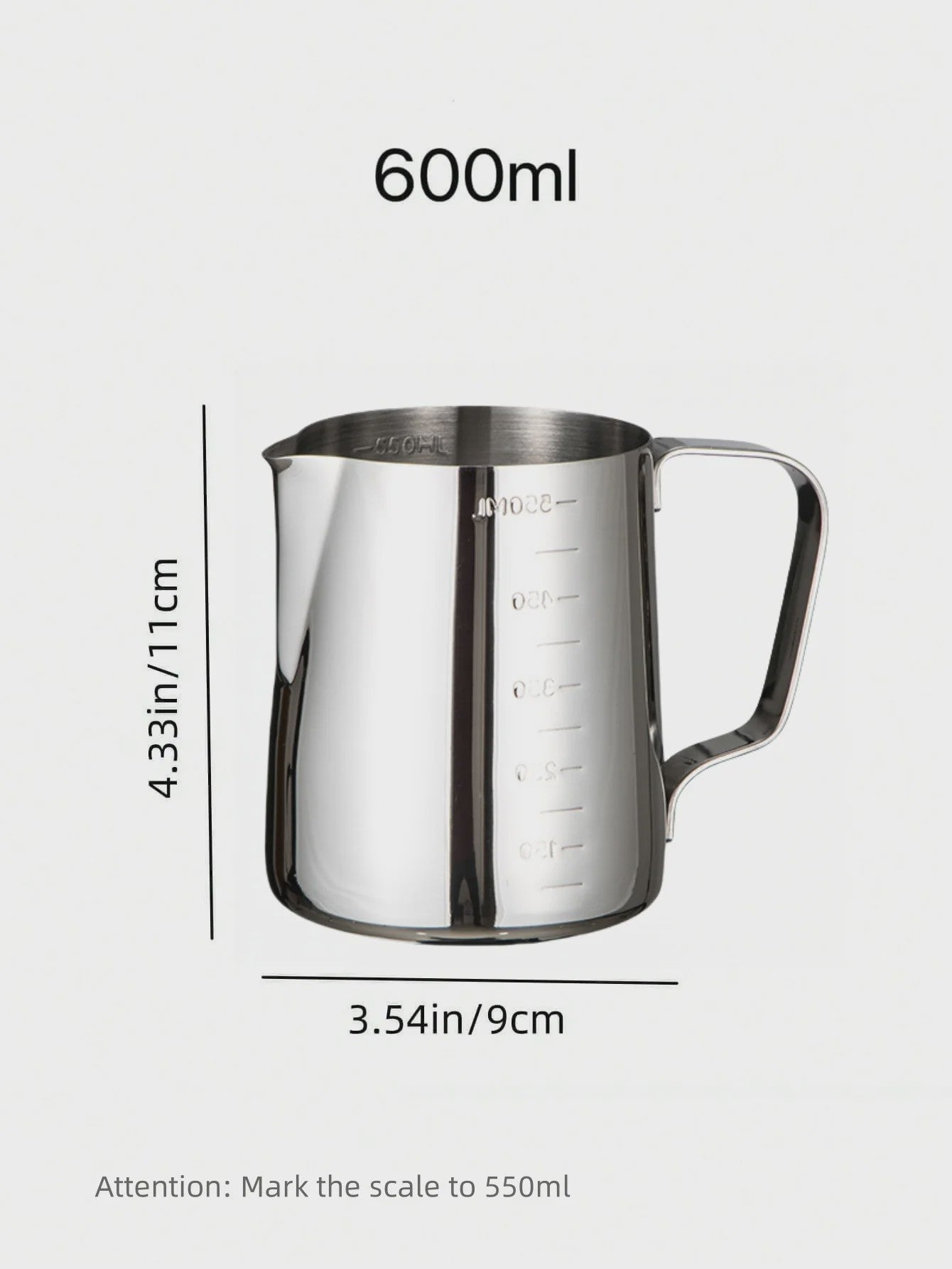 RVS Melkopschuimkan - Barista Kwaliteit voor Perfecte Latte Art