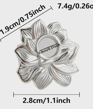 Unieke Dames Ringen van RVS - Vintage Stijl, Waterdicht & Textuur