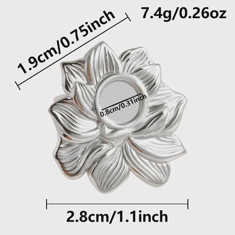 Unieke Dames Ringen van RVS - Vintage Stijl, Waterdicht & Textuur