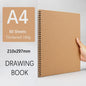 Professioneel Schetsboek 160gsm - 30 Vel Dik Tekenpapier met Spiraalbinding