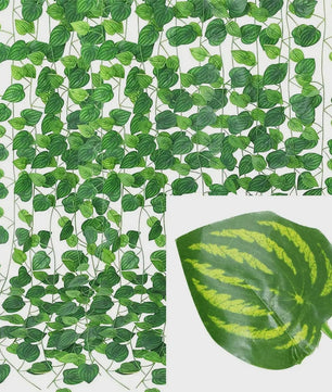 Kunstmatige Klimop Slinger - Groene Nep Plant voor Tuin, Muur, Bruiloft & Feest Decoratie