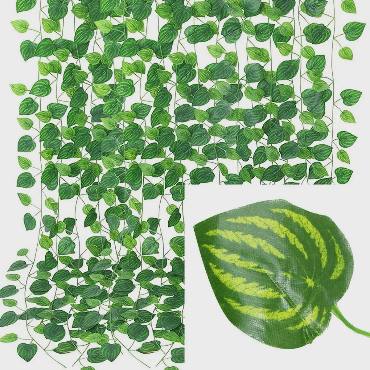 Kunstmatige Klimop Slinger - Groene Nep Plant voor Tuin, Muur, Bruiloft & Feest Decoratie
