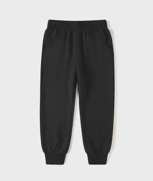 Kinder Joggingbroek met Elastische Taille en Zakken - Katoen