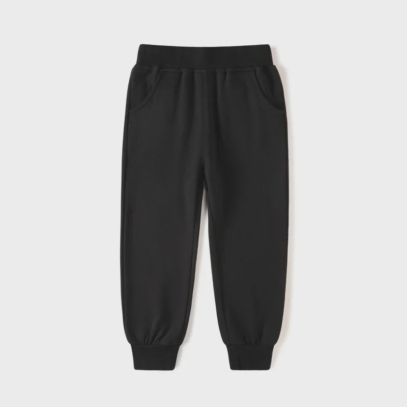 Kinder Joggingbroek met Elastische Taille en Zakken - Katoen