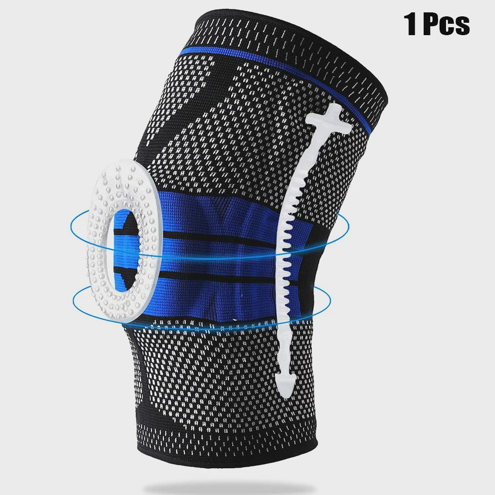 Comfortabele Kniebeschermers met Siliconen Pad & Stabiliserende Steunen - Ideaal voor Sport & Fitness