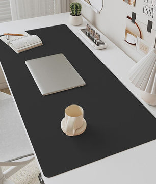 Luxe PU Lederen Bureauonderlegger - Waterdicht & Antislip voor Kantoor & Gaming