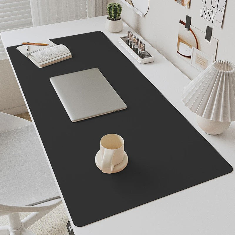 Luxe PU Lederen Bureauonderlegger - Waterdicht & Antislip voor Kantoor & Gaming