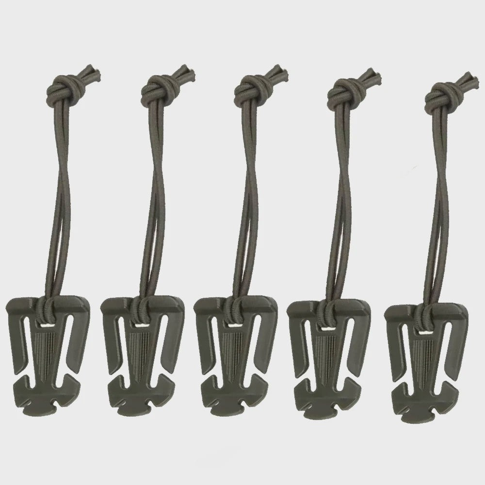 5-delige Rugzak Gesp Karabijnhaak Clips - Outdoor Nylon Camping Tas Hanger