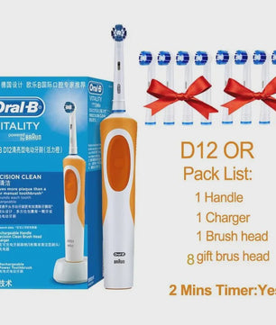 Oral-B Vitality 3D White Elektrische Tandenborstel - Roterende Reiniging & Inductieladen