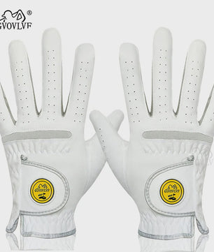 Heren Golfhandschoen: Zacht Microvezel, Ademend & Comfortabel met Magnetische Marker