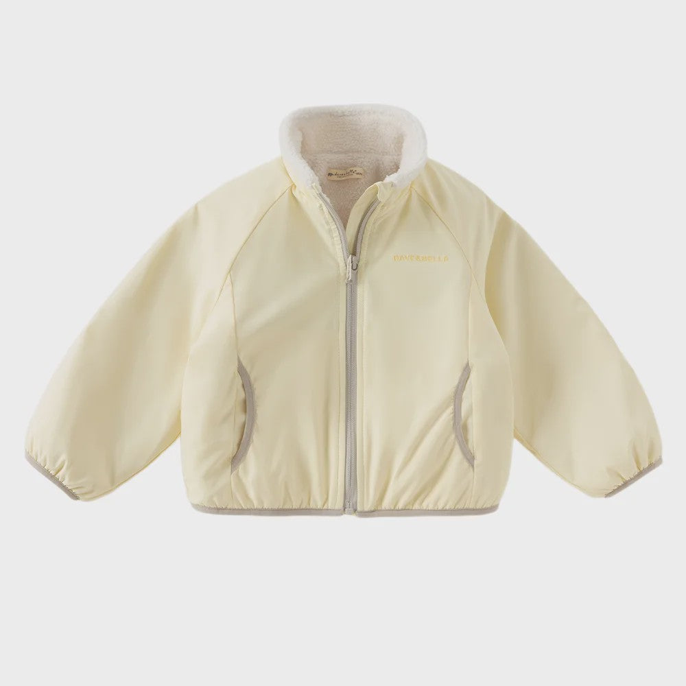 Dave & Bella Kinder Jas - Lente/Herfst Casual Outdoor Jas met Fleece Voering voor Jongens en Meisjes