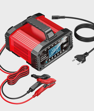 Slimme Acculader 12V 15A / 24V 5A voor Auto, Motor, Gel, AGM, LiFePO4 Batterijen