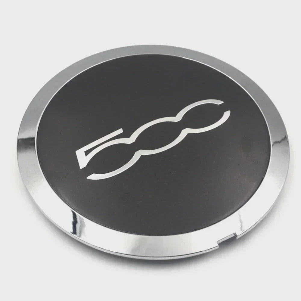 Set Naafdoppen Velgen 500 Logo voor Fiat 500 - 4 Stuks