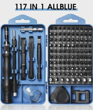 116-delige Precisie Schroevendraaierset met 98 Magnetische Bits voor Reparatie