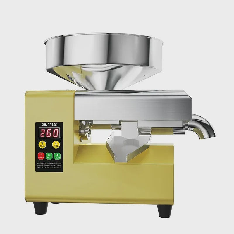 Automatische Oliepers Machine - Koud & Warm Persen voor Huishoudelijk Gebruik