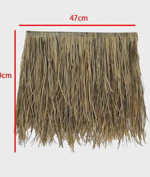 Kunstriet Dakbedekking voor Parasols & Tuinhuisjes - 100x50cm - Natuurlijke Uitstraling