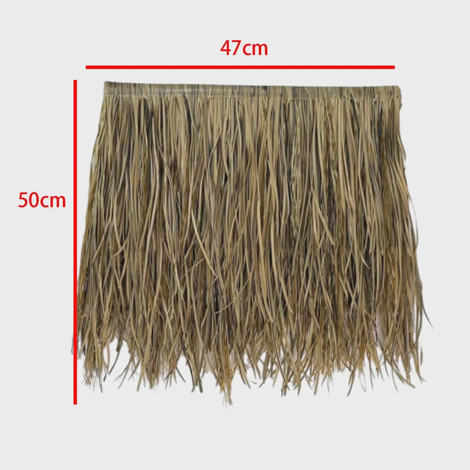 Kunstriet Dakbedekking voor Parasols & Tuinhuisjes - 100x50cm - Natuurlijke Uitstraling
