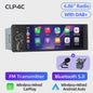 Universele 1-DIN Autoradio met 6.86" IPS Touchscreen, Draadloze CarPlay & Android Auto