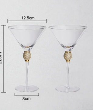 2pcs Light Luxury High-end Crystal Cup Red Wine Glass Set Tall Glass Party Wine Glass Glasses DrinkingGlasses for ChampagneFlute