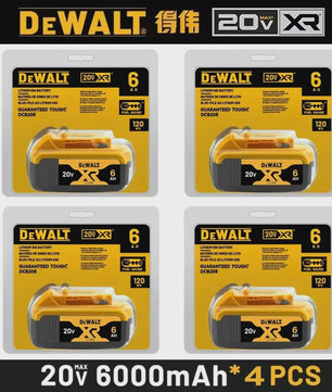 DeWalt 20V MAX XR 6.0Ah Lithium Accu - DCB206 - Snel Opladen
