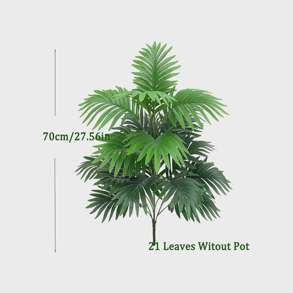 Kunstpalmboom 60-80cm Hoog - Realistische Kunstplant voor Binnen Decoratie