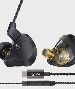 CCZ SOLO DC02 HiFi In-Ear Oordopjes met Metalen Behuizing en 4N OFC Kabel