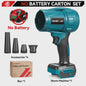 ONEVAN 3500W Krachtige Accu Bladblazer & Stofzuiger - 350M/S - Borstelloze Motor - Compatibel met Makita 18V