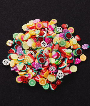 1000x Polymeer Klei Fruit Schijfjes - DIY Sieraden, Epoxy & Telefoon Decoratie