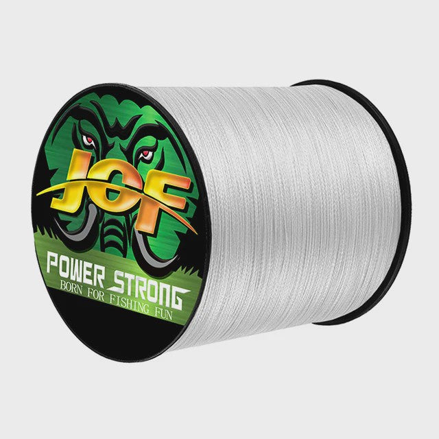 JOF 4 Strands Gevlochten Vislijn - Sterk, Duurzaam PE Multifilament (100M/300M)