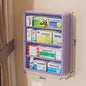 Wandmontage Medicijnkast Organizer - Transparant, Grote Capaciteit Medicijnopslag