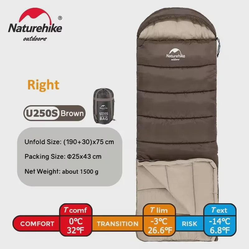 Naturehike Ultralichte 4-Seizoenen Slaapzak - Waterdicht & Comfortabel voor Outdoor Avonturen