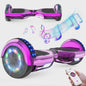 RCB Hoverboard 6.5 Inch Zelfbalancerend Elektrisch voor Kinderen & Volwassenen met Bluetooth en LED Verlichting