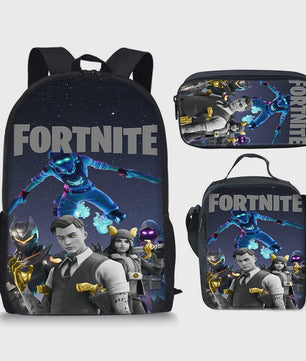 Fortnite Schooltas Set: Rugzak, Pennenhouder & Lunchtas voor Kinderen
