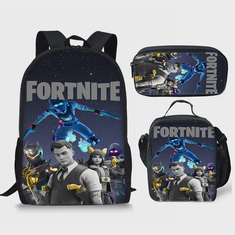 Fortnite Schooltas Set: Rugzak, Pennenhouder & Lunchtas voor Kinderen