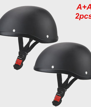 Retro Vintage Motorhelm Unisex - Lichtgewicht Half Face Fietshelm