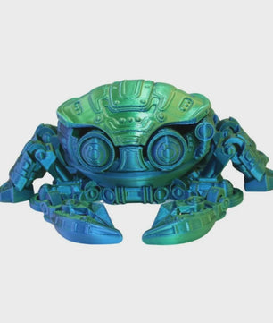 3D Geprinte Mechanische Krab - Beweegbaar Model Speelgoed