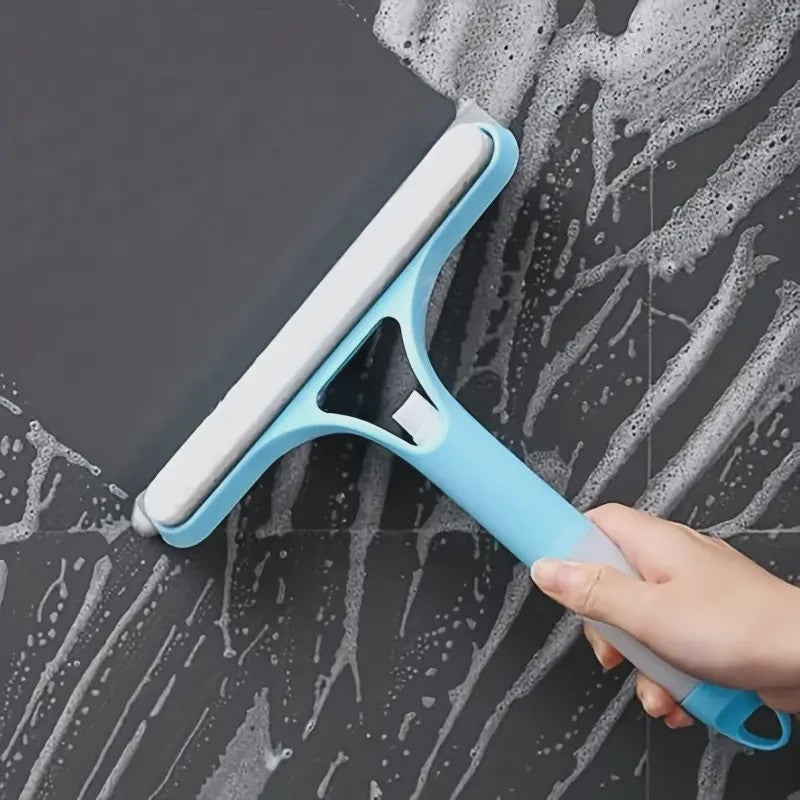 3-in-1 Glasreiniger met Vernevelaar en Raamwisser - Streeploos Schoon