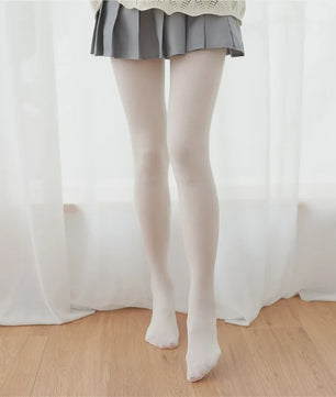 120D Lolita Stijl Dijhoge Nylon Kousen - Zoet & Sexy - Melkwit