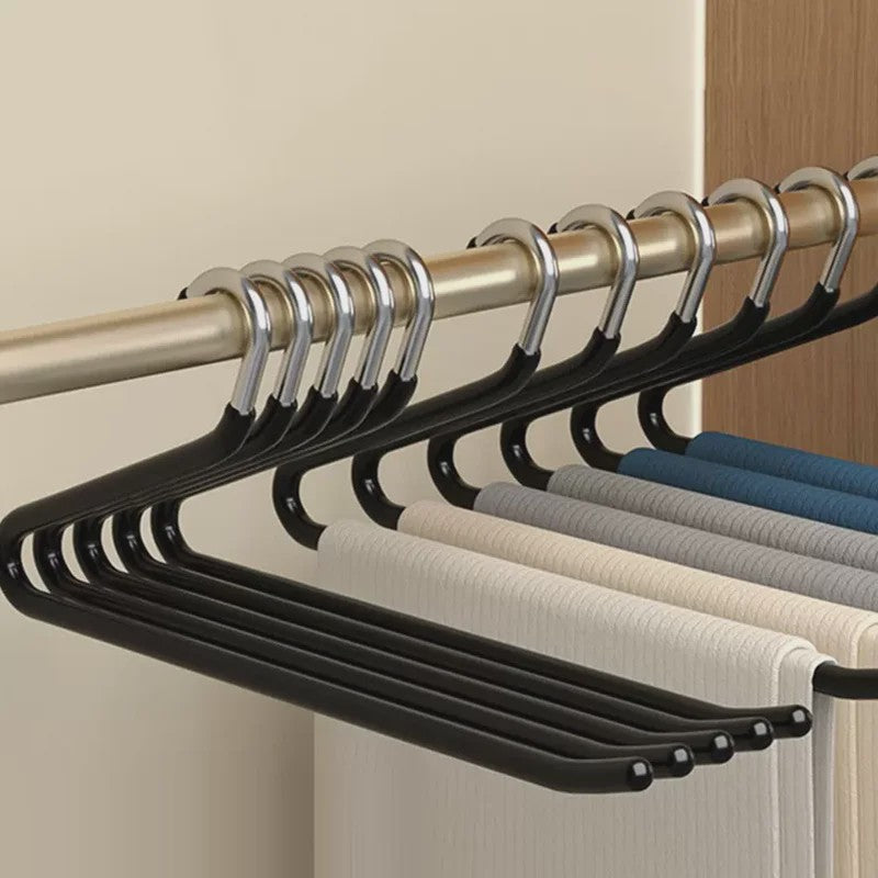 Anti-slip Gansvormige Broekenhanger - Ruimtebesparend Kledingrek voor Garderobe