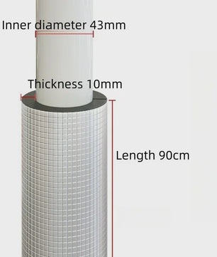 Zelfklevende Schuim Pijpisolatie met Aluminiumfolie - 16-60mm