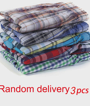 Set van 3, 5 of 7 Geruite Heren Boxershorts - Losse Pasvorm, Elastische Tailleband & Knoopsluiting voor Comfort Thuis